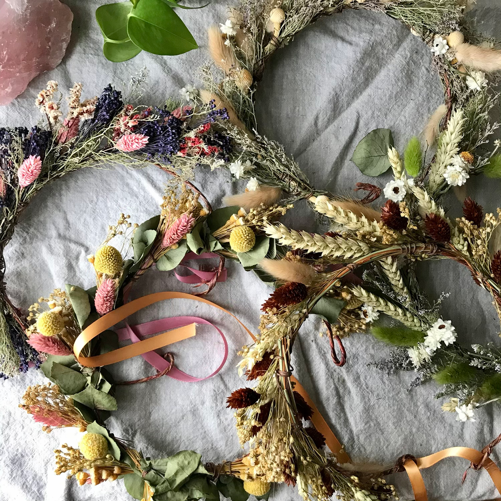 everlasting flower crown | commission image 11