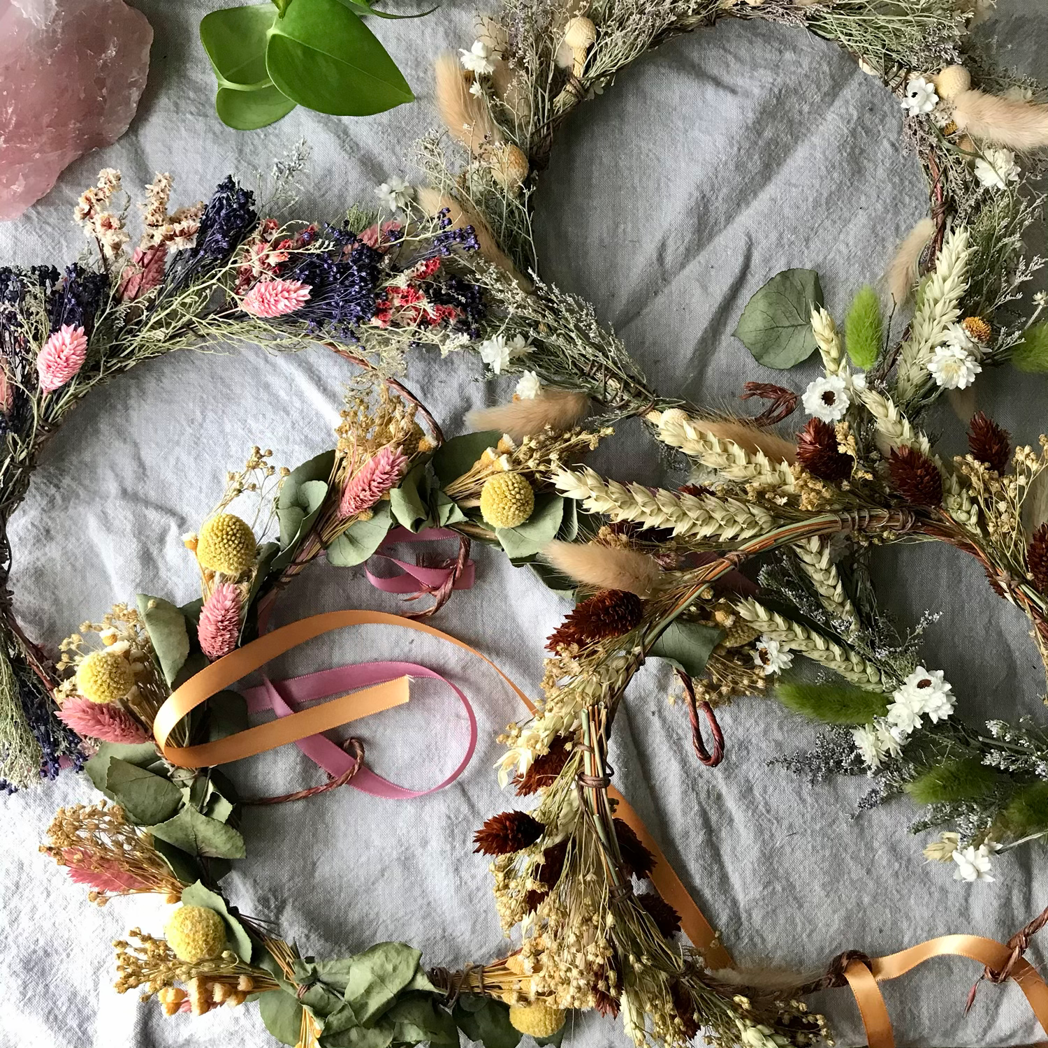 everlasting flower crown | commission image 11