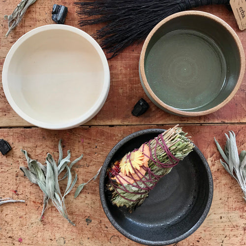 ceramic herb burning bowl | Ahmee Ceramics image 0